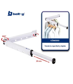 TENDEDERO PLEGABLE ALUMINIO 92CM (BELT-G)