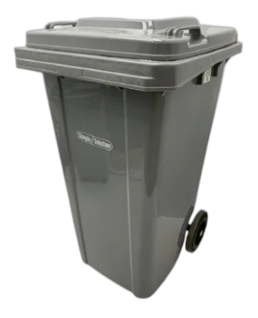 PAPELERA C/RUEDA 120LTS COLORES