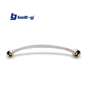 CANILLA FLEXIBLE MALLA ACERO BLUE 1/2"X5/8"X40CMS (BELT-G)