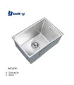 FREGADERO PONCHERA 25X45 BAJO TOPE ACERO INOX (BELT-G)