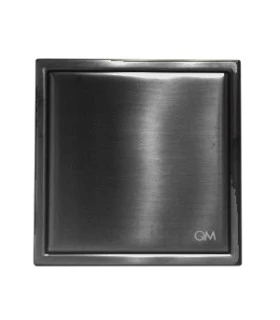 CENTRO PISO LINEA MIRA 4"X4" GUN GREY (QM)