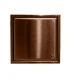 CENTRO PISO LINEA MIRA 4"X4" BRONZE (QM)