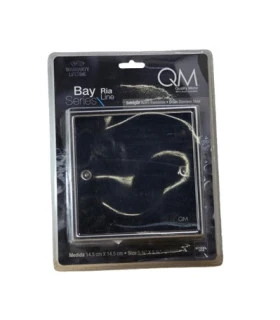 CENTRO PISO RIA INOX CUADRADO LISO PULIDO 15X15CM (QM)