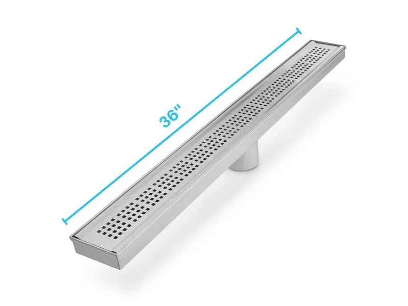 DESAGUE LINEAL RIA ACERO INOX 36" SATINADO (QM)