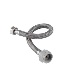 CANILLA INOX 1/2"X7/8"X40CM NYLON TUERCA PLASTICA (MHILER)