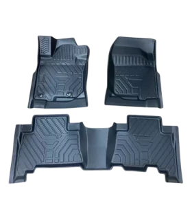 ALFOMBRA 3D ANTIRESBALANTE 5PZAS NEGRA (CACTUS)