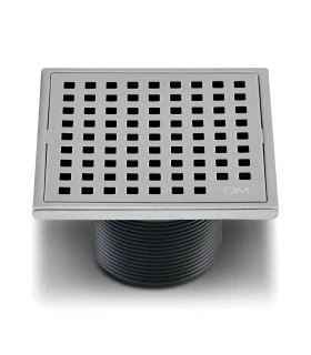 DESAGUE LINEA MIRA 4" X 4" SATINADO (QM)