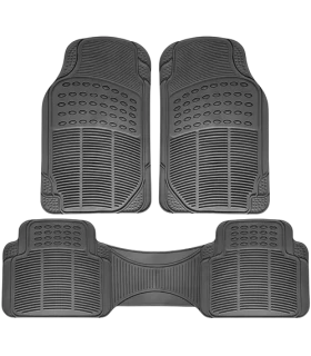 ALFOMBRA GOMA 3PZAS NEGRA (RALLYCARS)