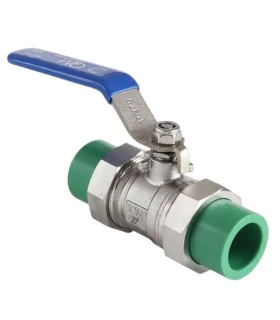 VALVULA BOLA DOBLE UNION PPR ACERO INOX 1" (QM)