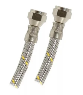 CANILLA ACERO FLARE 3/8" 60CM (COFLEX)