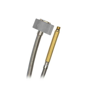 CANILLA FLEXIBLE PICO LARGO BRONCE 1/2"X60CMTS (COFLEX)