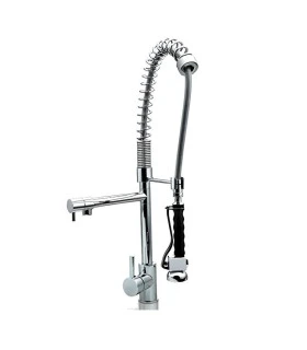 GRUPO FREGADERO MILAN C/DUCHA SPRAY CROMO ITALIANO (BOUMAC)