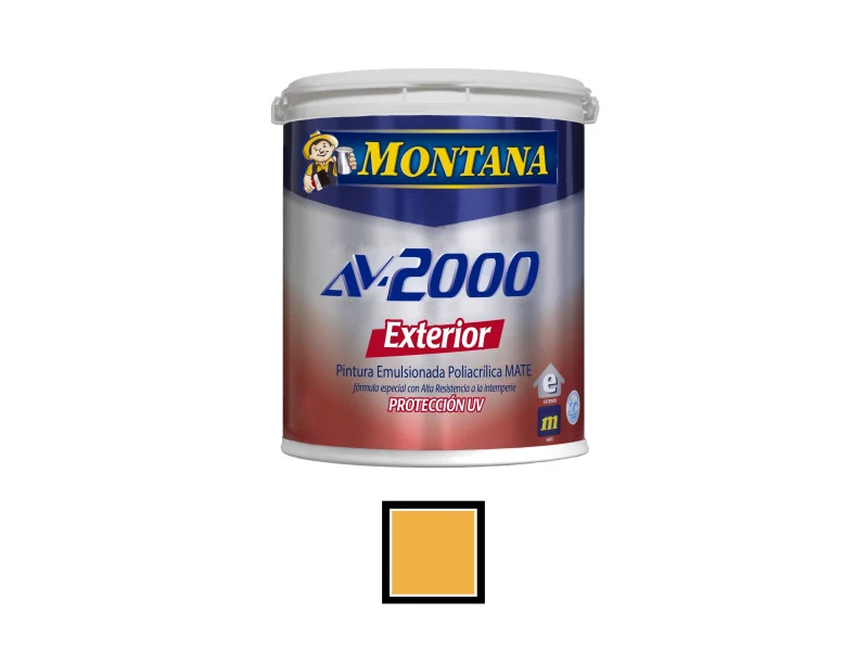 PINTURA AV-2000 EXTERIOR AMARILLO MEDANO GALON (MONTANA)