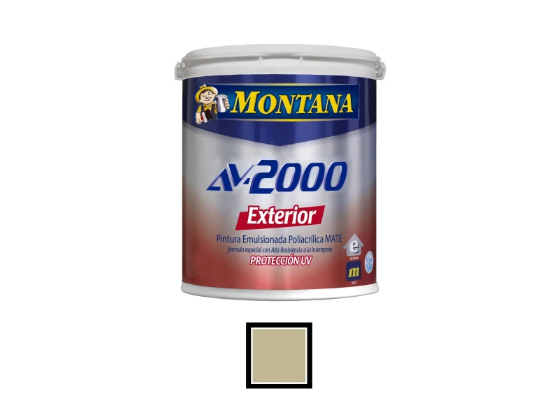 PINTURA AV-2000 EXTERIOR BLANCO HUESO GALON (MONTANA)