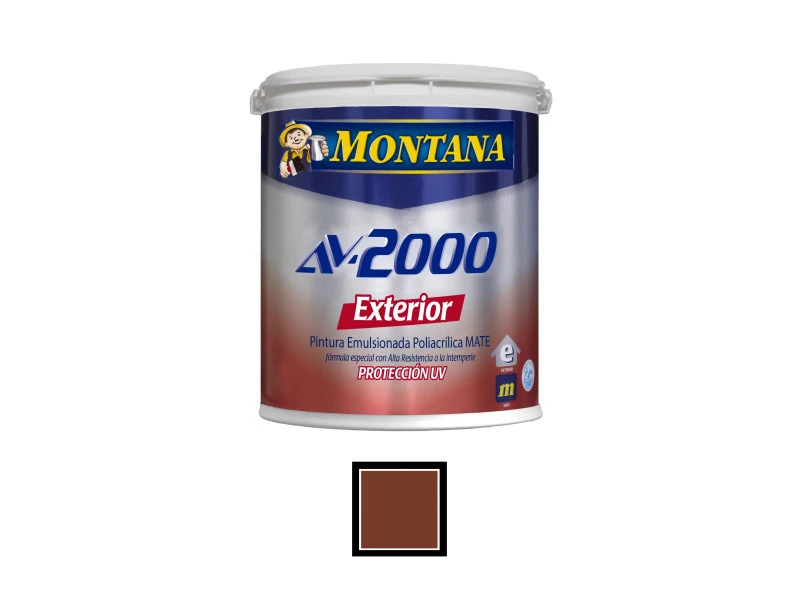 PINTURA AV-2000 EXTERIOR ROJO ARCILLA GALON (MONTANA)