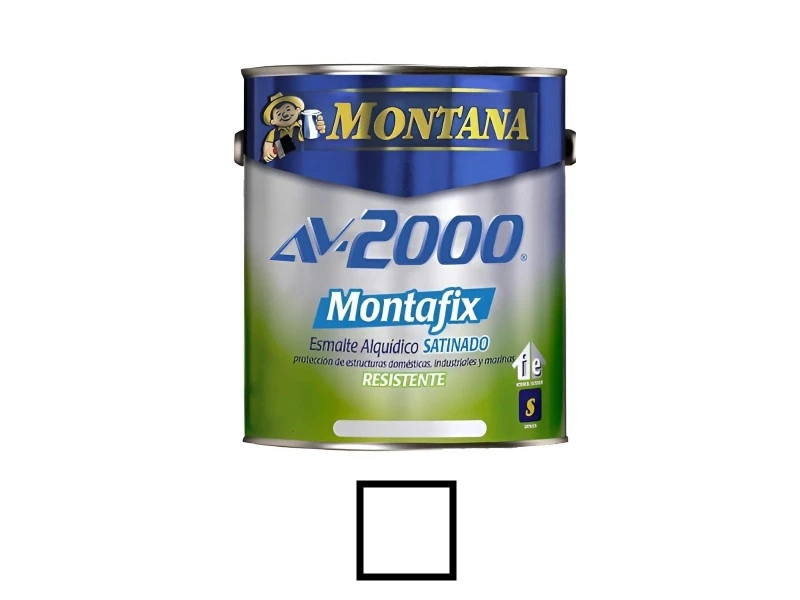 PINTURA AV-2000 MONTAFIX SATINADO BLANCO GALON (MONTANA)