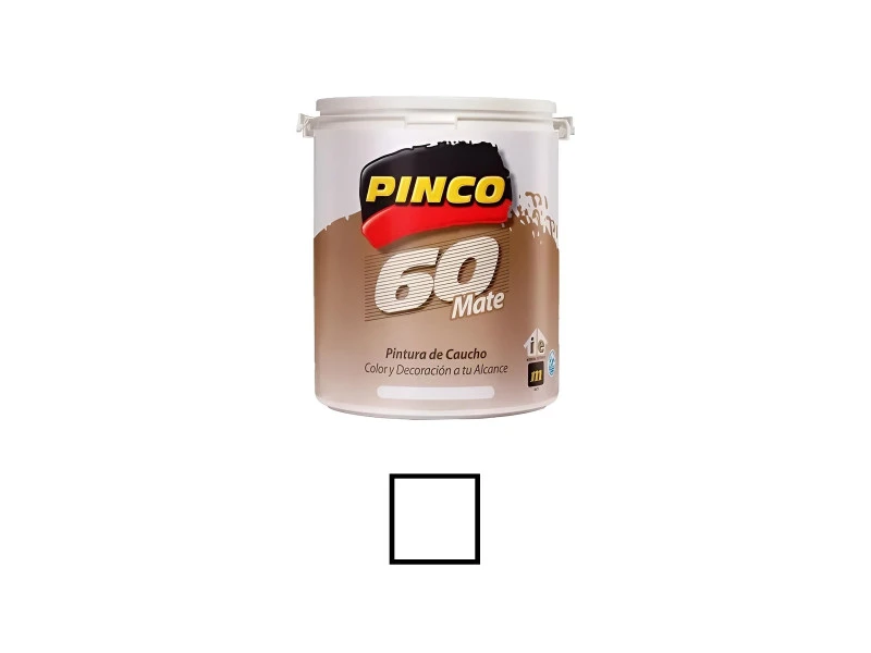 PINTURA PINCO 60 MATE BLANCO PURO GALON (PINCO)