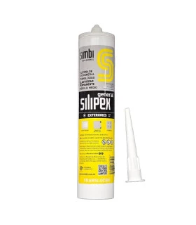 CARTUCHO SILICONE TRANSPARENTE USO GENERAL 290ML (SILIPEX)