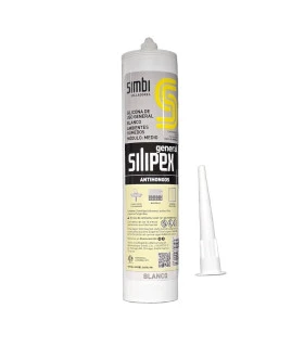 CARTUCHO SILICONE BLANCO 290ML ANTIHONGOS (SILIPEX)