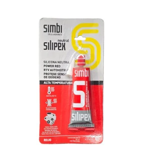 TUBO SILICONE T/DENTAL ROJO 70ML (SILIPEX)