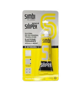 TUBO SILICONE T/DENTAL TRANSPARENTE 70ML (SILIPEX)