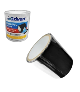 CINTA PVC SUPER FUERTE 4" NEGRA (GRIVEN)