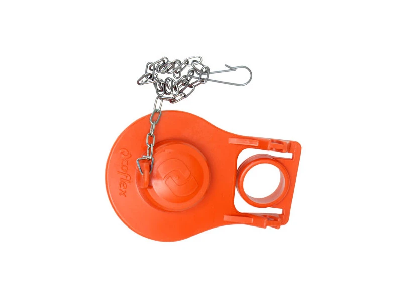 CHAPALETA C/ANILLO FLAPPER CON CADENA 2" (COFLEX)