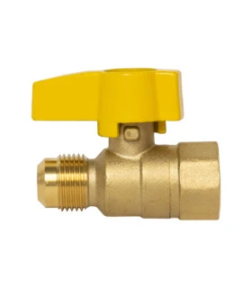 LLAVE PASO GAS 1/2" FLARE X 1/2"HEMBRA NPT (COFLEX)