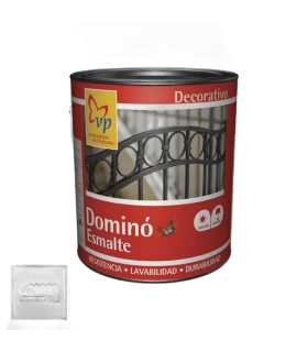 PINTURA DOMINO ESMALTE BRILLANTE NEGRO CARBON GALON (VP)