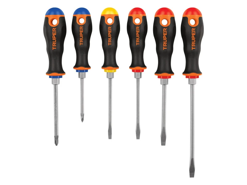 JUEGO 6 PZAS DESTORNILLADORES DTJ-6B (TRUPER)