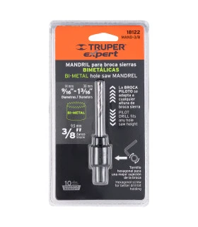 MANDRIL ZANCO 3/8" P/BROCASIERRA MAND-3/8 (TRUPER)