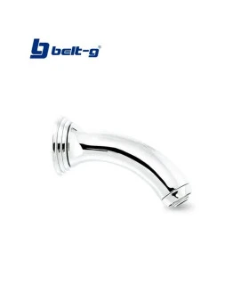 TUBO P/DUCHA CROMADO CORTO DE LUJO (BELT-G)