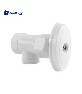 LLAVE ARRESTO 1/2X1/2 M/H STANDARD WHITE (BELT-G)