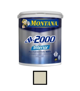 PINTURA AV-2000 INTERIOR MARFIL RAFIA GALON (MONTANA)