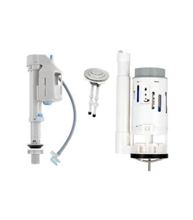 HERRAJE PLOMERO ONE PIECE DUAL P/WC (COFLEX)