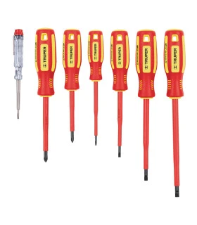JUEGO 6 PZAS DESTORNILLADORES DIELECTRICOS DTJ-7D (TRUPER)